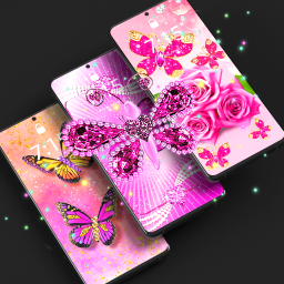 دانلود Diamond butterfly wallpapers