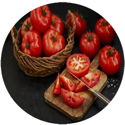 انواع غذا با گوجه