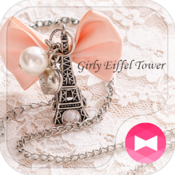 Cute Theme-Girly Eiffel Tower-