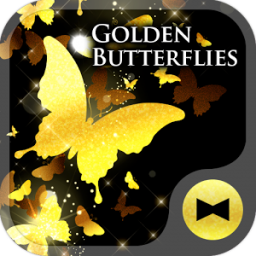 Golden Butterflies +HOME Theme