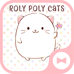 Cute Wallpaper Roly Poly Cats Theme