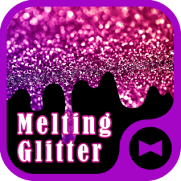 Wallpaper Melting Glitter