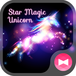 Beautiful Wallpaper Star Magic Unicorn Theme