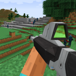 دانلود Mc Gun Mod for Minecraft PE