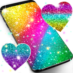 دانلود Multi color glitter wallpaper