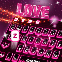 دانلود Love Keyboard - Neon Themes