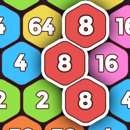 دانلود 2048 Hexagon-Number Merge Game