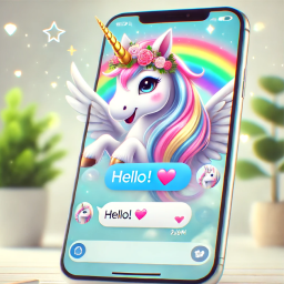 دانلود Talking Unicorn - Virtual Chat