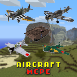 دانلود MCPE Aircraft & Tanks Mod