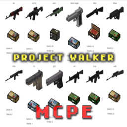 دانلود MCPE Project Walker Mod