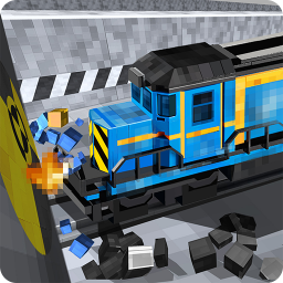 دانلود Craft Block Train Crash Test