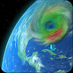 دانلود Wind Map Hurricane Tracker, 3D