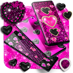 دانلود Black pink glitter wallpapers