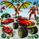 Monster Truck Robot Car Game