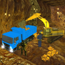 Uphill Gold Transporter Truck Excavator Simulator