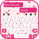 SMS Pink Doodle Keyboard Background