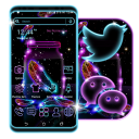 Neon Feather Launcher Theme