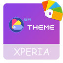 Theme XPERIA ON™ | Be Purple - 🎨Design For SONY