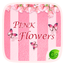 Pink Flowers GO Keyboard Theme
