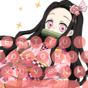 Nezuko Keyboard Theme