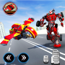 Moto Robot Transformation: Robot Flying Car Games
