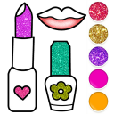 Glitter Beauty Coloring Book