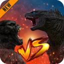 Godzilla & Kong 2021: Angry Monster Fighting Games