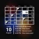 Calendar Widget Month + Agenda