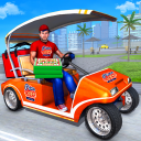 Smart Taxi Driving Pizza Delivery Free Game