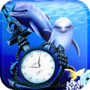 Aquarium Live Wallpaper - Analog Clock