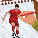 Draw & Pixel Football Players