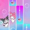 Kuromi and My Melody Piano