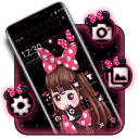 Cute Pink Girl Theme