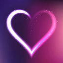 Neon Hearts Live Wallpaper
