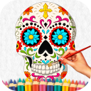 Sugar Skull Coloring Book