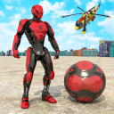 Red Ball Robot Transform - Flying Robot Ball Games
