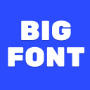 Big Font: Enlarge font - BigFont & Larger Font