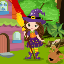 Cute Witch Escape Kavi Game-369