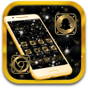 Gold Black Launcher Theme