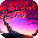 Woody Land Tree Parallax 3D