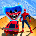 Spiderhero Mega Ramp Car Stunt