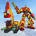 Sand Excavator Truck Robot Transform-Robot Games