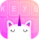 Unicorn Keyboard: Free Galaxy Rainbow Girly Themes