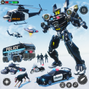 Police Robot Car Transforming