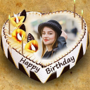 Name Photo On Birthday Cake