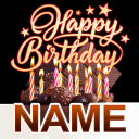Happy Birthday GIFs with Name Maker