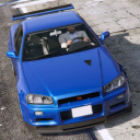 Skyline R34 GTR City Racetrack