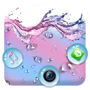 Rainbow Waterdrop Themes Live Wallpapers