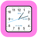 Analog Clock Square Classic