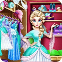 بازی دخترانه السا و خرید لباس